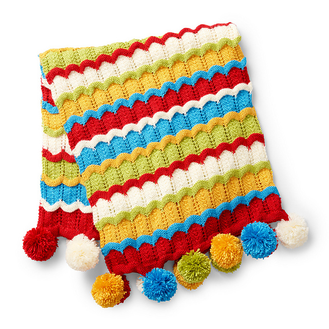 Cheerful Ripple Blanket