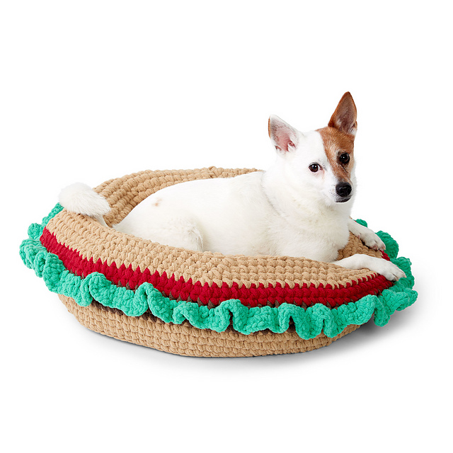 Burger Pet Bed