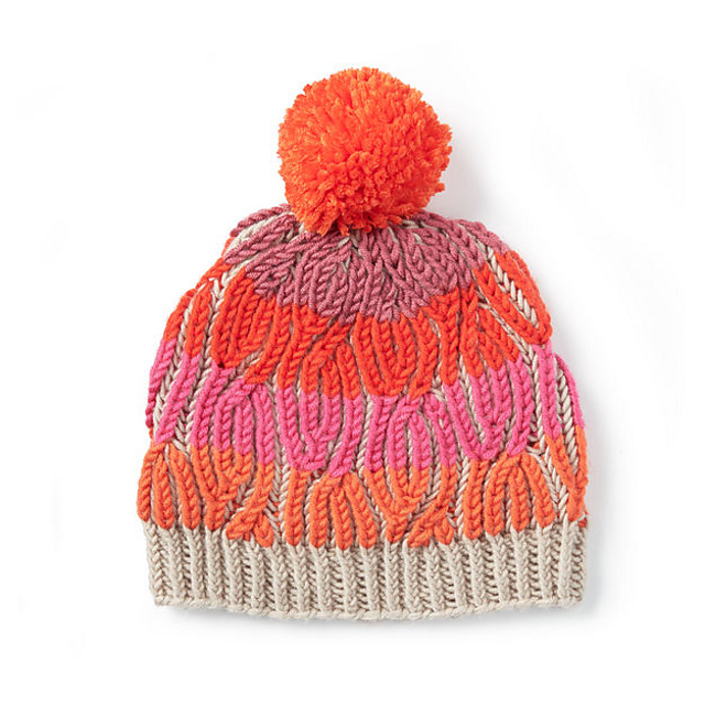 Brioche Cables Hat