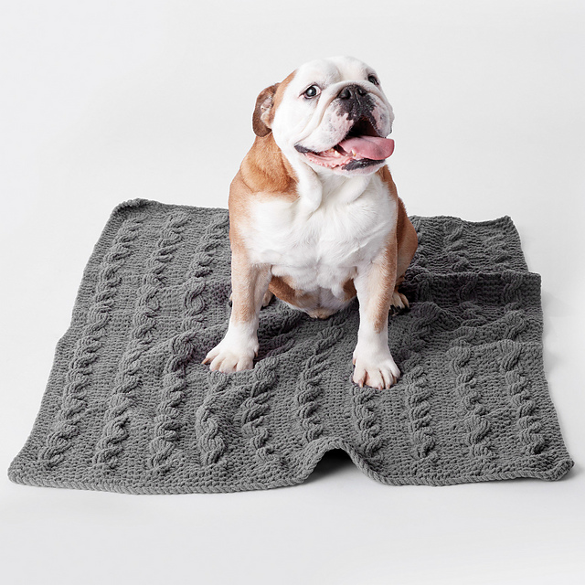 Cozy Cables Pet Blanket