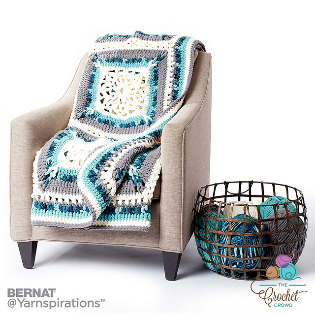 Country Snow Window Afghan