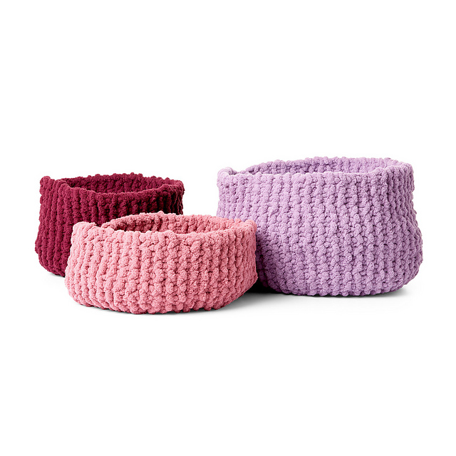 Garter Stitch Baskets