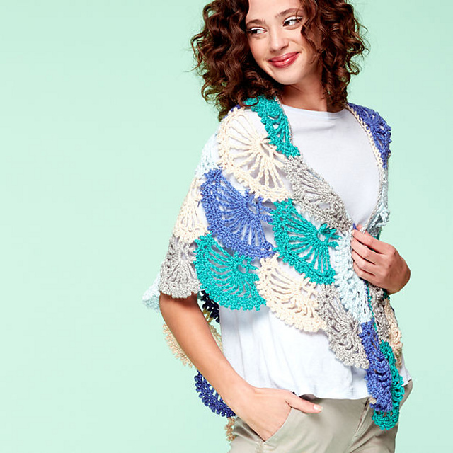 Lace Fans Shawl