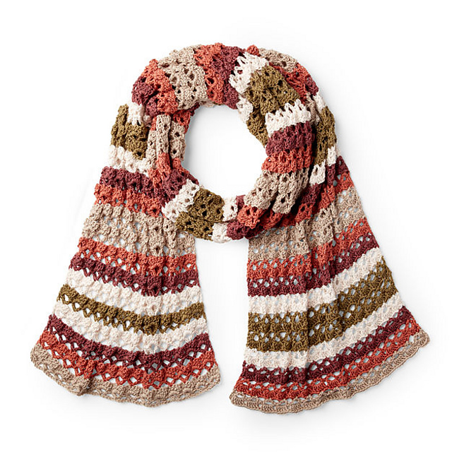 Striping Shells Shawl