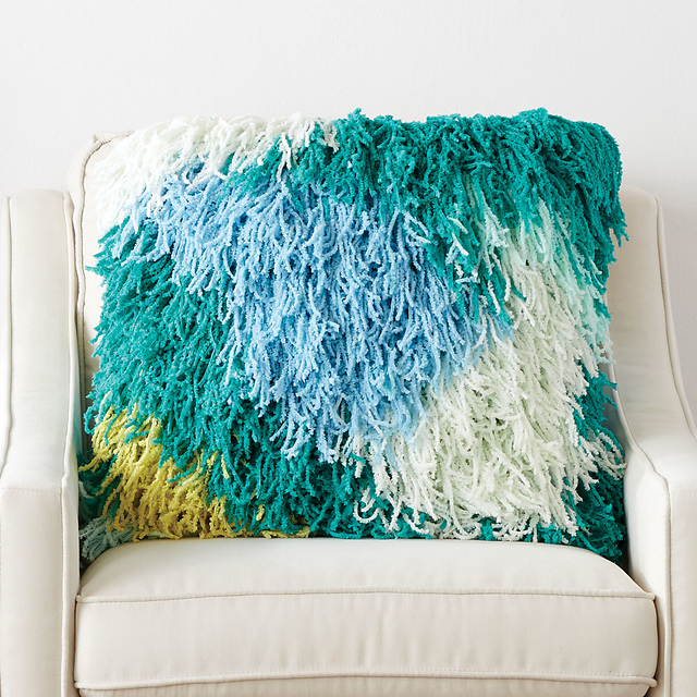 Freeform Fringe Cushion