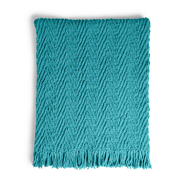 Vertical Herringbone Blanket
