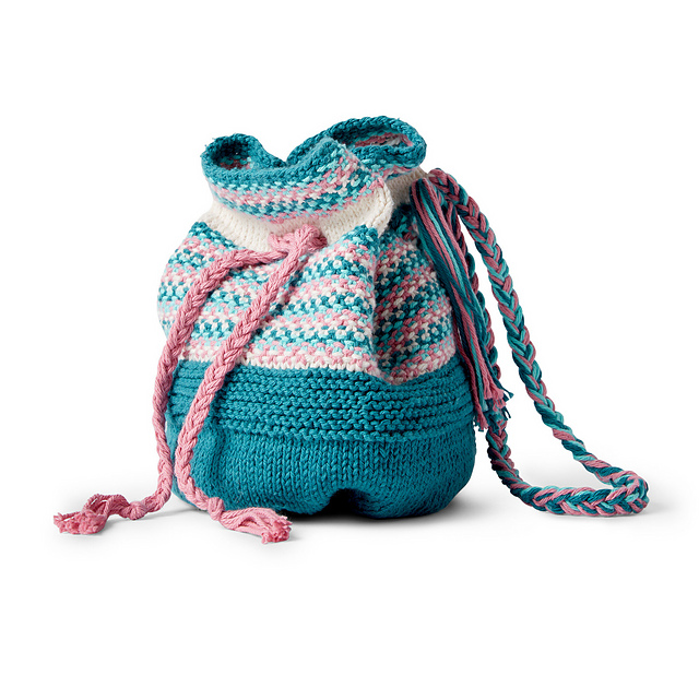 Woven Look Bucket Bag