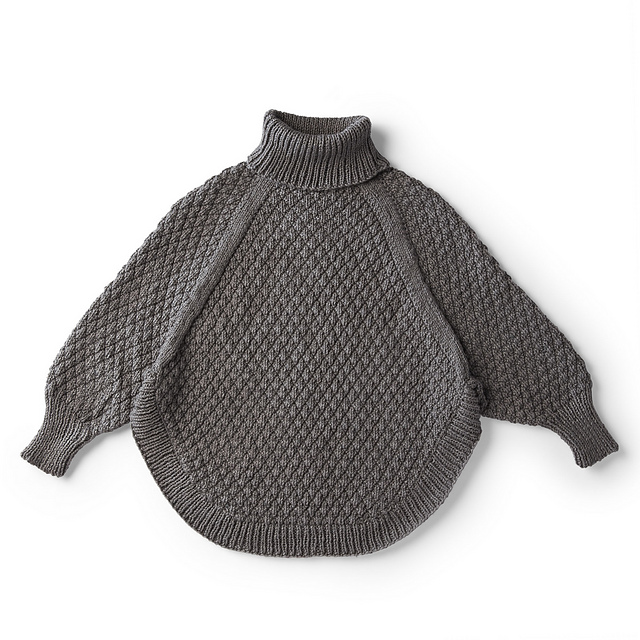 Diamond Texture Poncho
