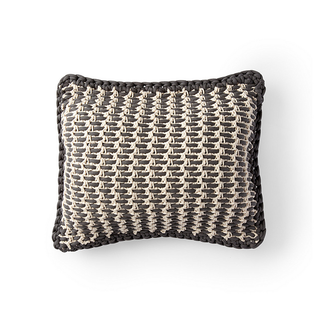 Woven Look Pillow