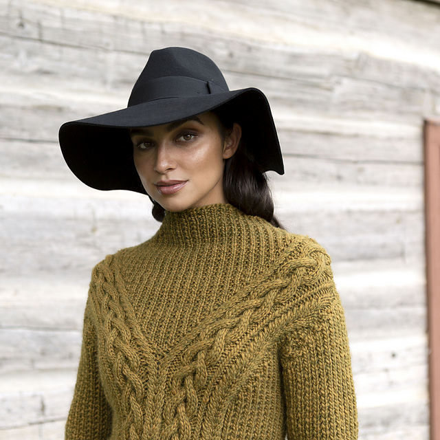 Branching Paths Cable Sweater