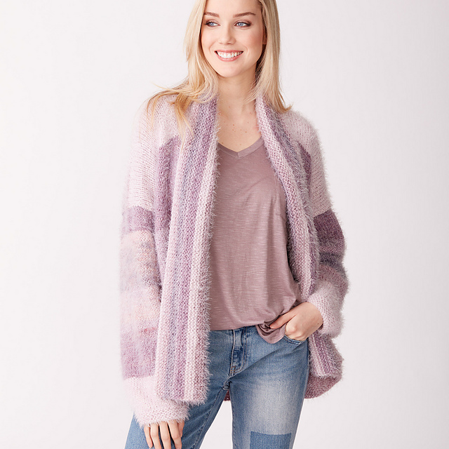 Shawl Collar Knit Cardigan