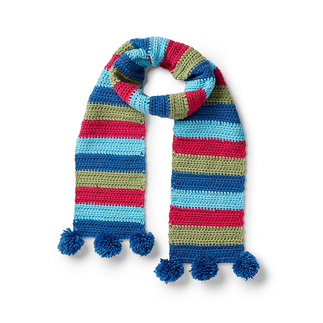 Pom Trim Scarf