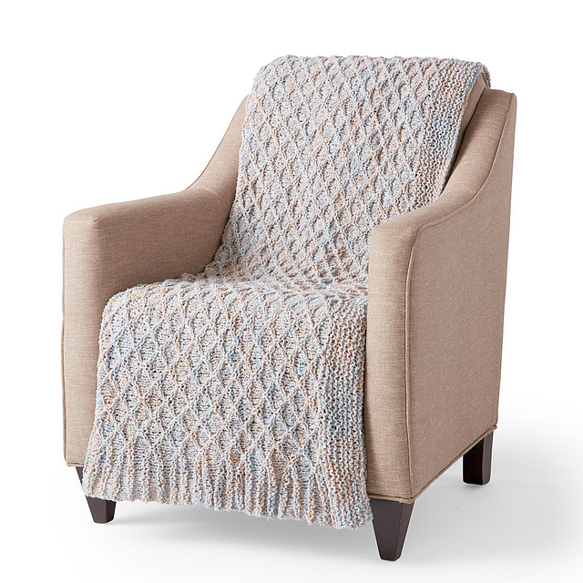Lattice Stitch Blanket