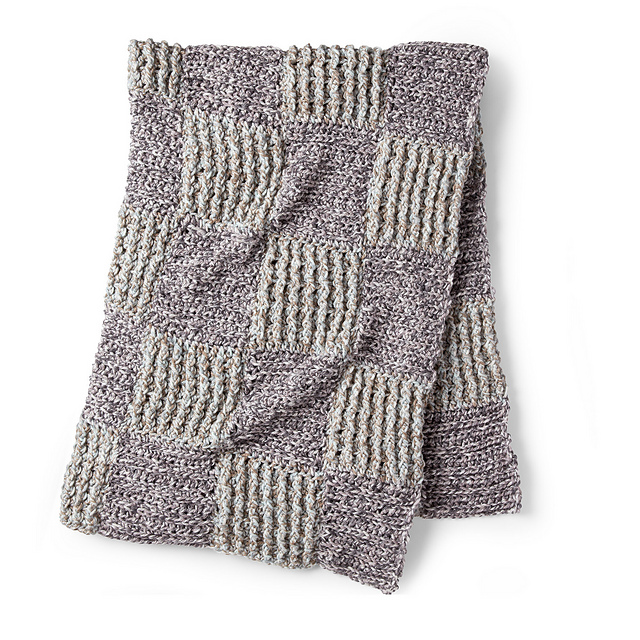 Twisted Grid Blanket