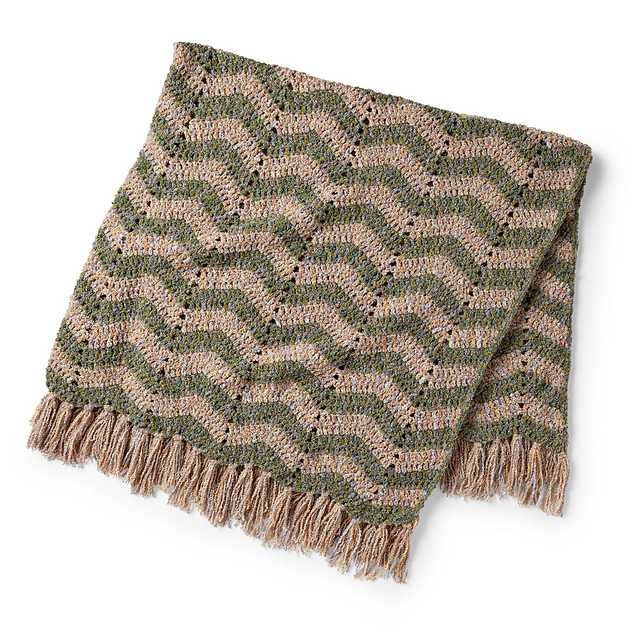 Mossy Mountains & Valleys Blanket