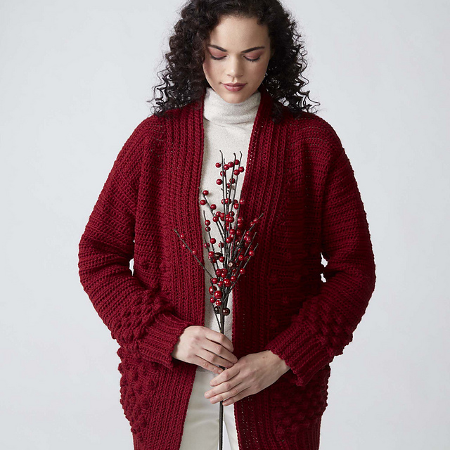 Winter Berries Cardigan
