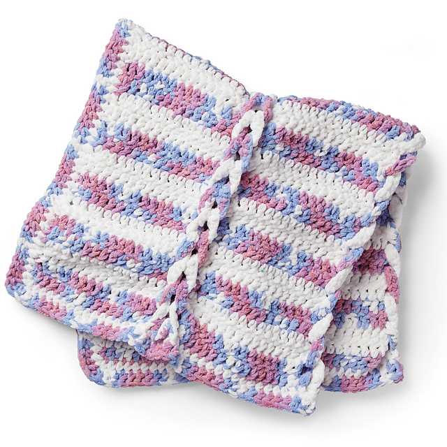 Faux Braid Blanket