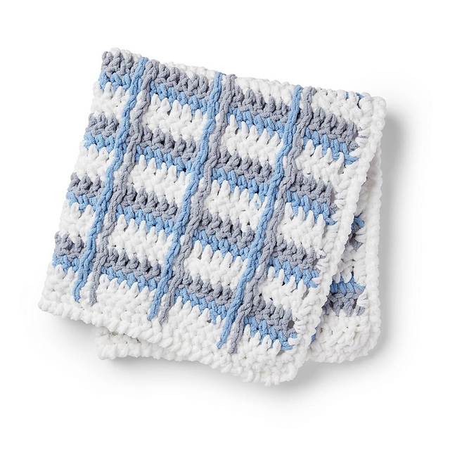 Plaid Look Blanket
