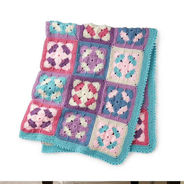 Springtime Floral Afghan