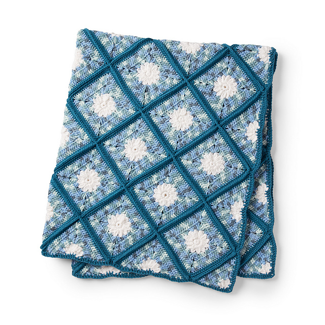 Garden Lattice Afghan