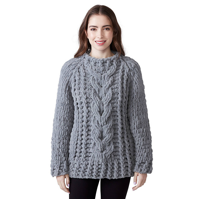 Cabled Pullover