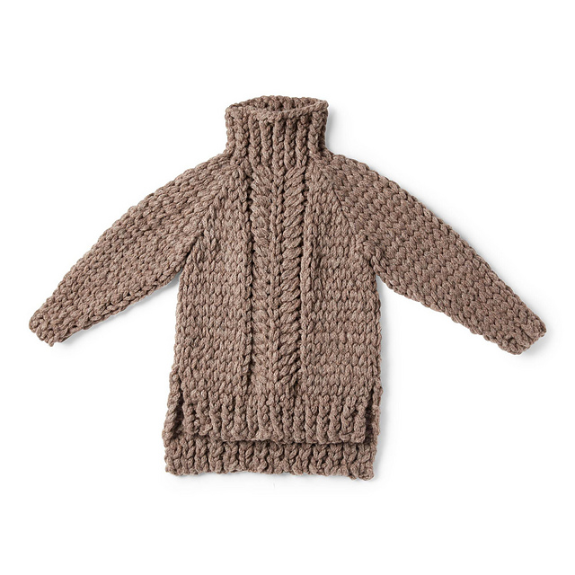 Split Hem Cabled Tunic