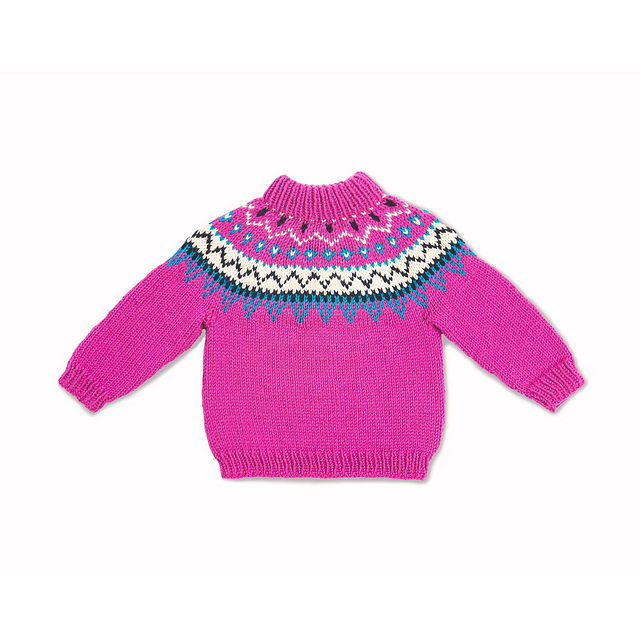 Family Knit Child Yoke Sweater