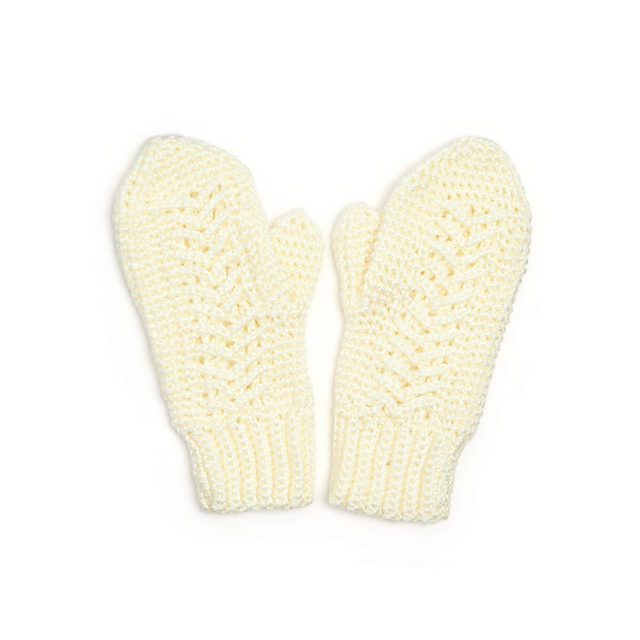 Faux Cables Mittens