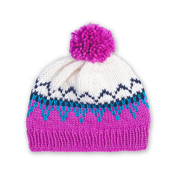 Family Knit Child Fair Isle Hat