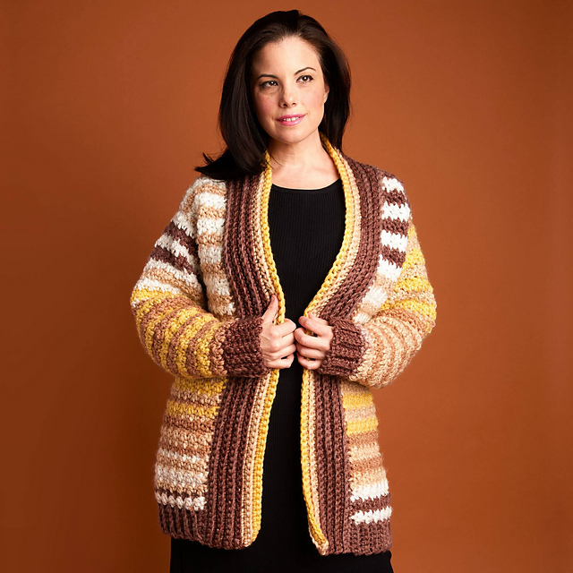 Let's Stripe Cardigan