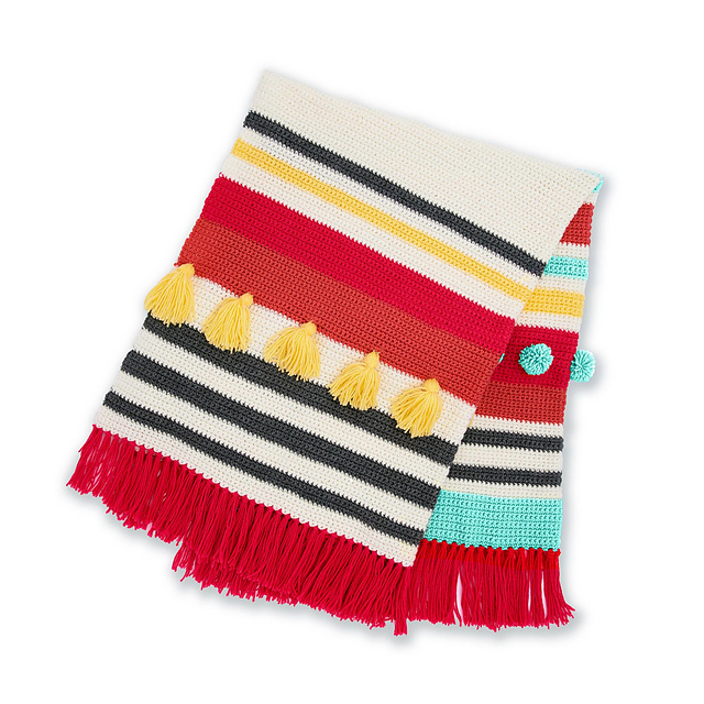 Mighty Stripey Blanket