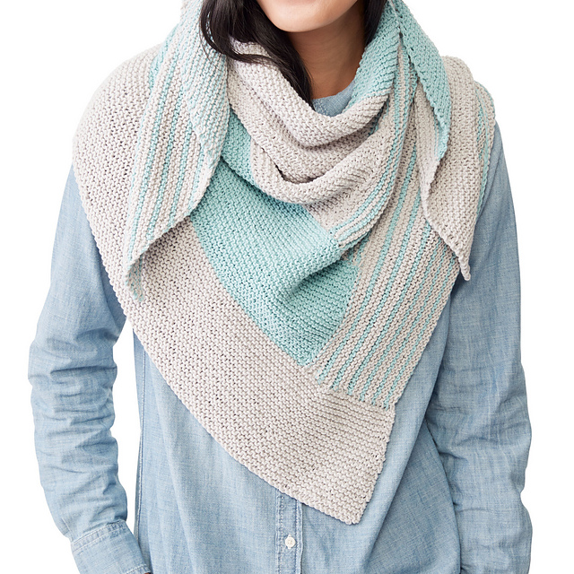 Log Cabin Shawl
