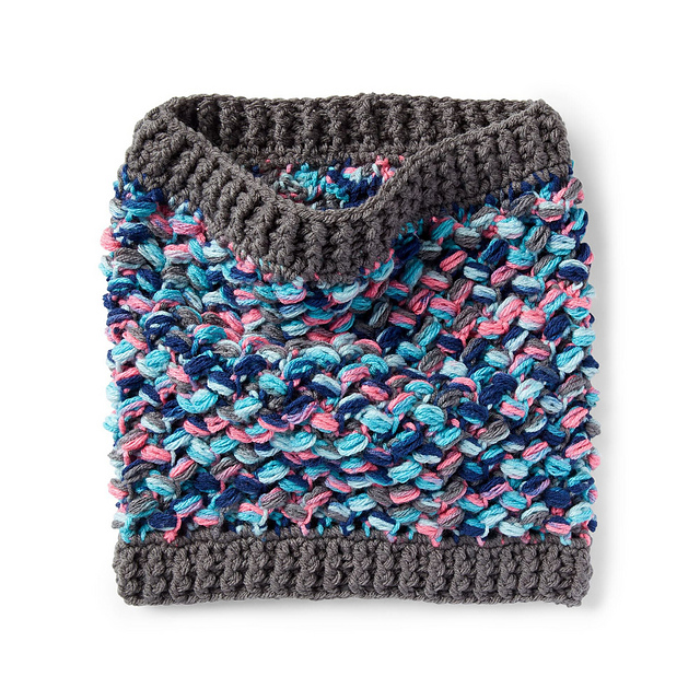 Puff Stitch Cowl