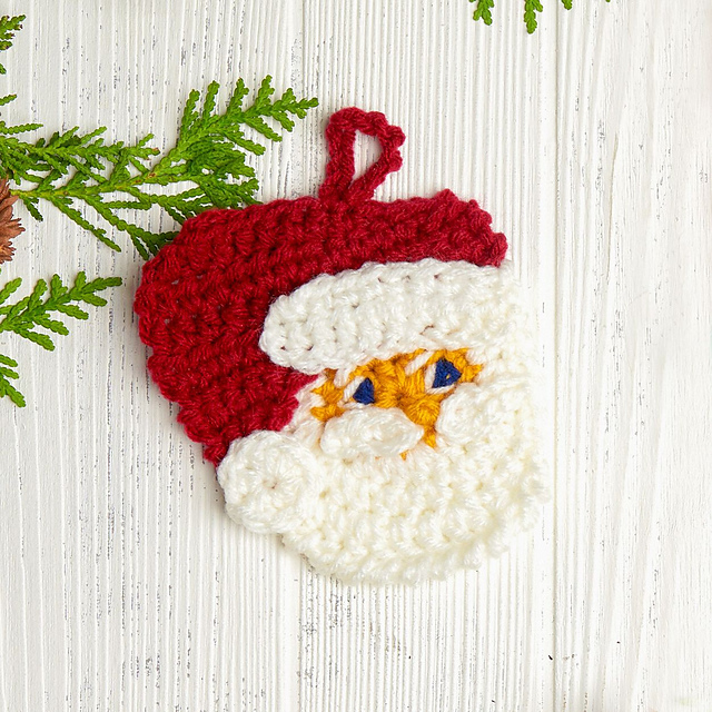 Jolly Santa Ornament