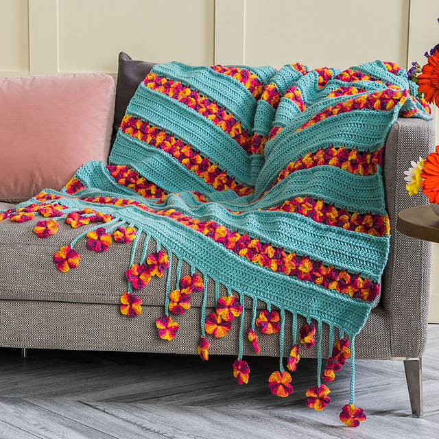 Garden Flowers Blanket
