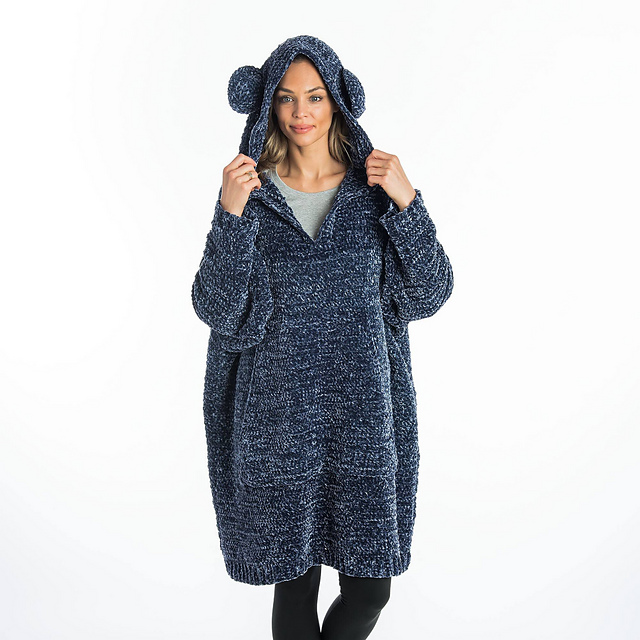Beary Velvet Blanket Hoodie