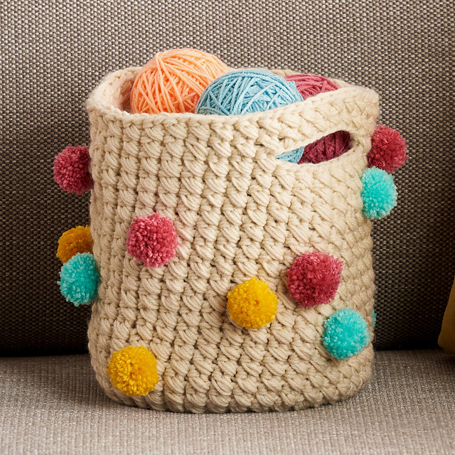 Pompom Basket