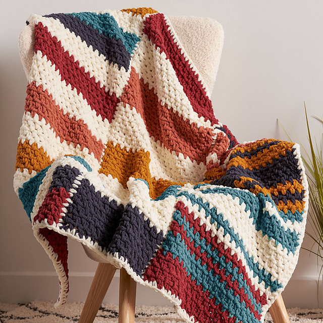 Staggered Stripes Blanket