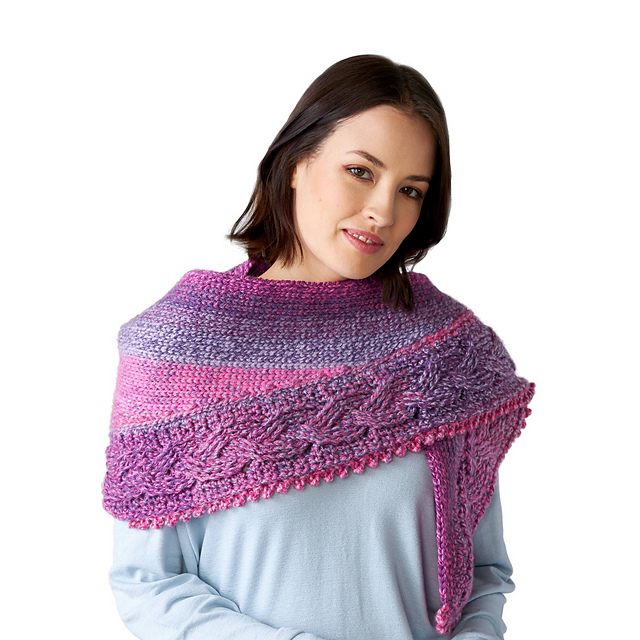 Cabled Edge Wrap