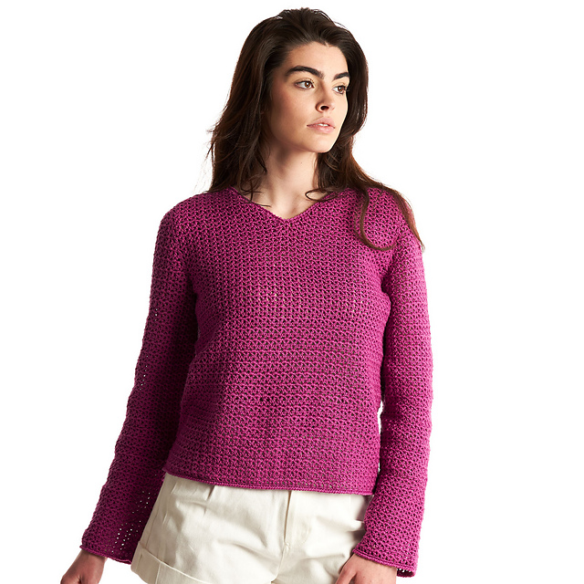 Simple V-Neck Tunic