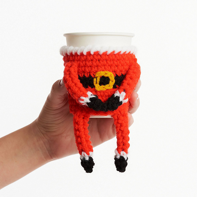 Santa & His Elf Cup Cozies