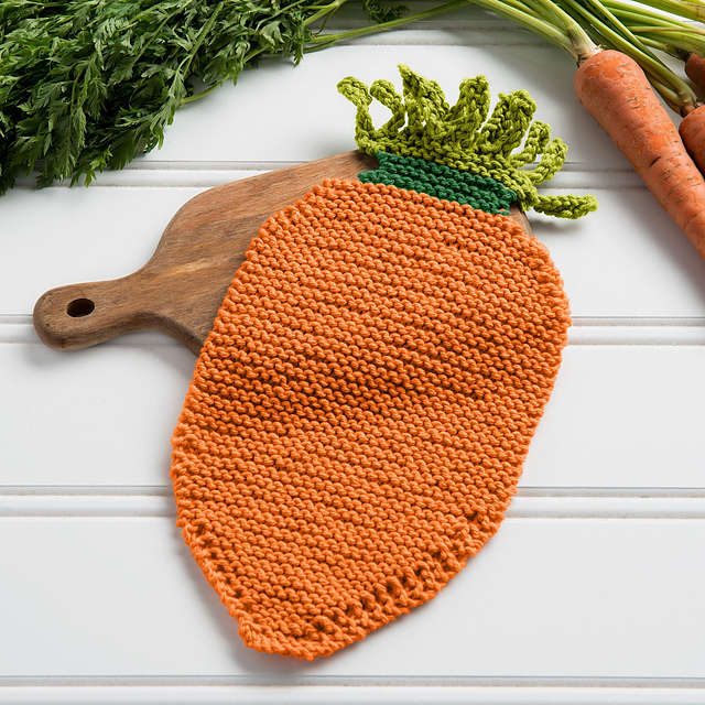 24 Carrot Dishcloth