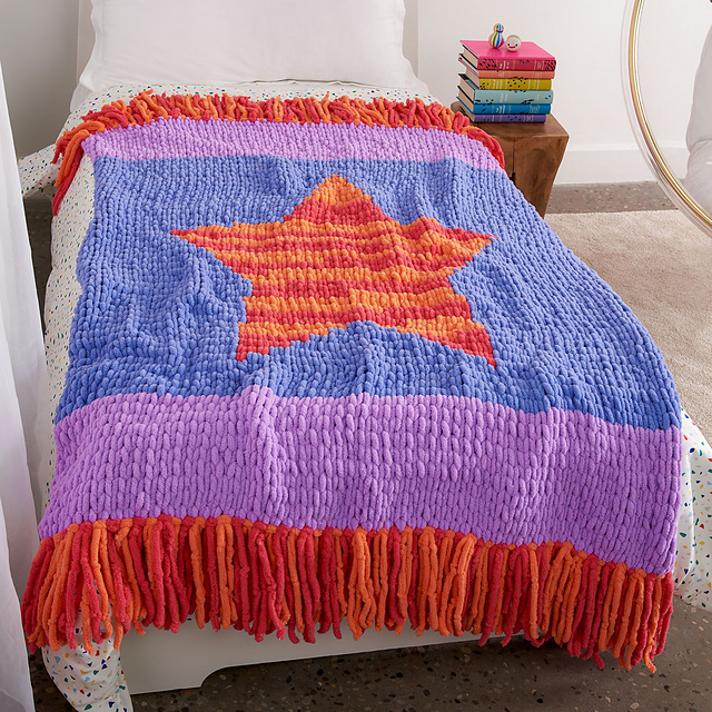 Striping Star Blanket