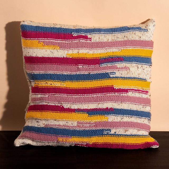 Abstract Stripes Pillow