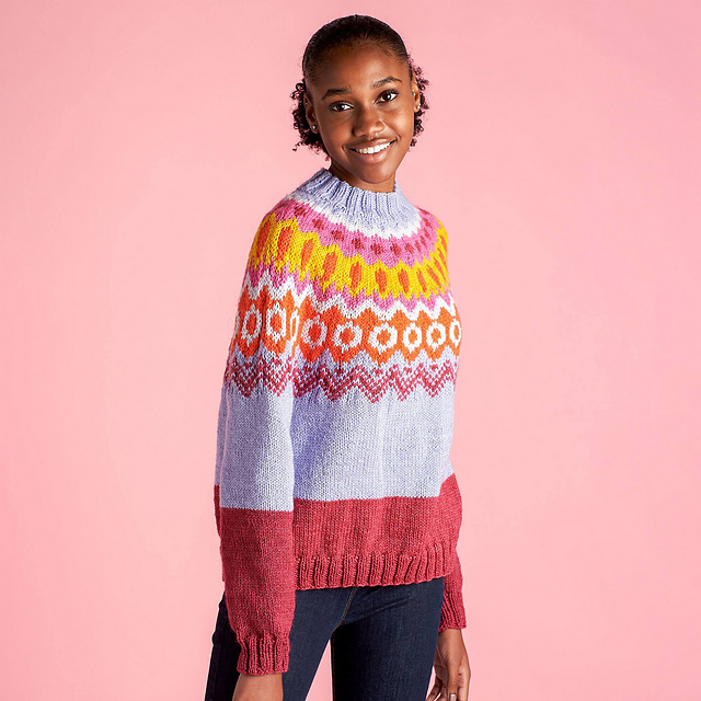 Pastel fair sale isle sweater