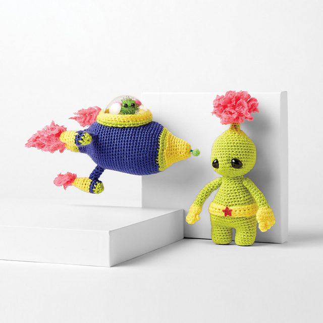 Rocketship and Alien