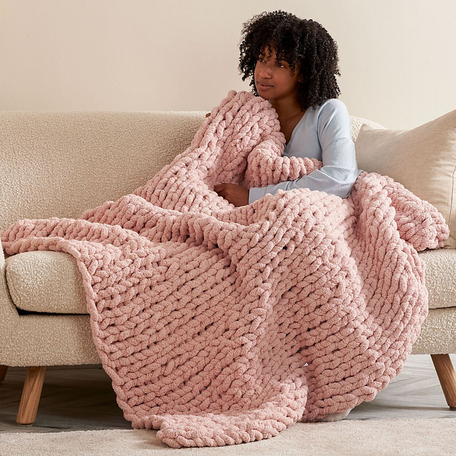 Super Stocking Stitch Blanket