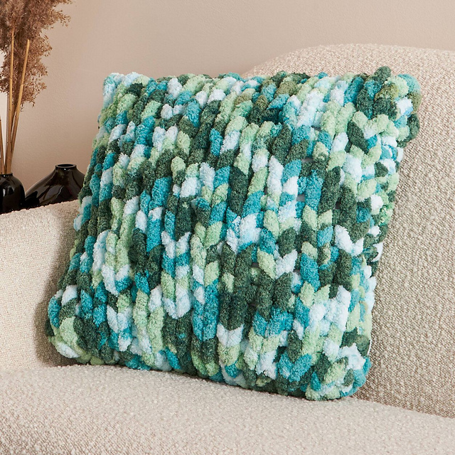 Super Stocking Stitch Pillow