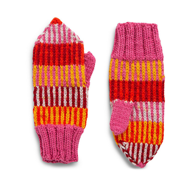Piano Key Mittens