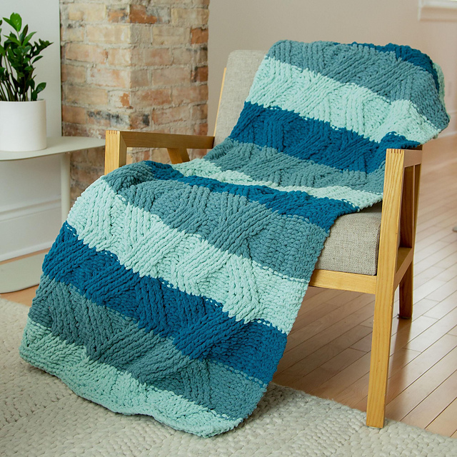 Twisted Stitch Blanket
